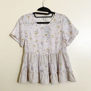 PAPER CRANE Floral Top